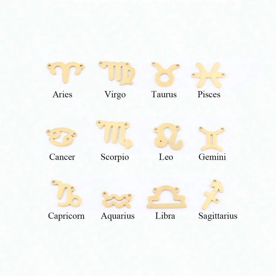 Gold Constellation Pendant Necklace – Stainless Steel