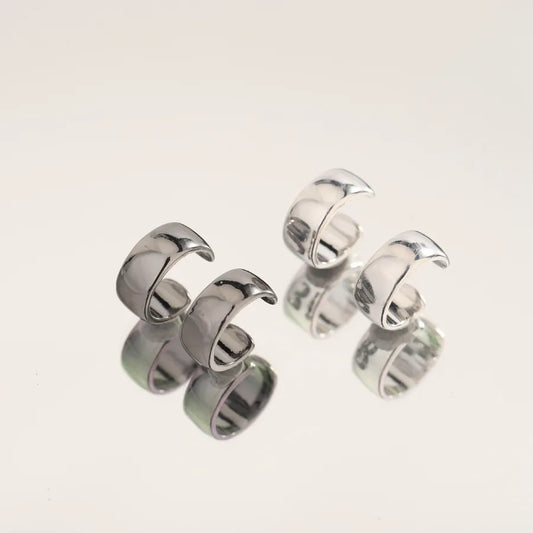 Unisex Titanium Steel Ear Cuffs – Retro U-Shape