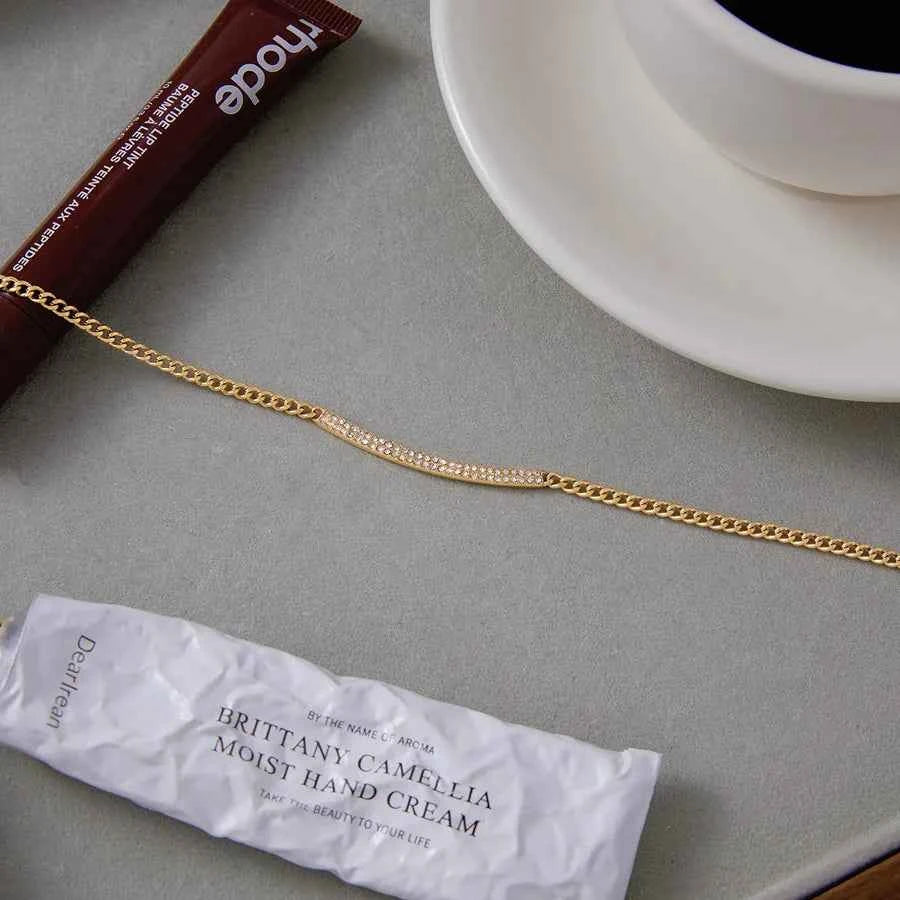 18K Gold Smiley Face Necklace for Women