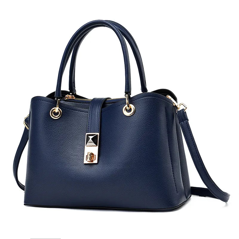 Stylish Large PU Tote Bag for Women