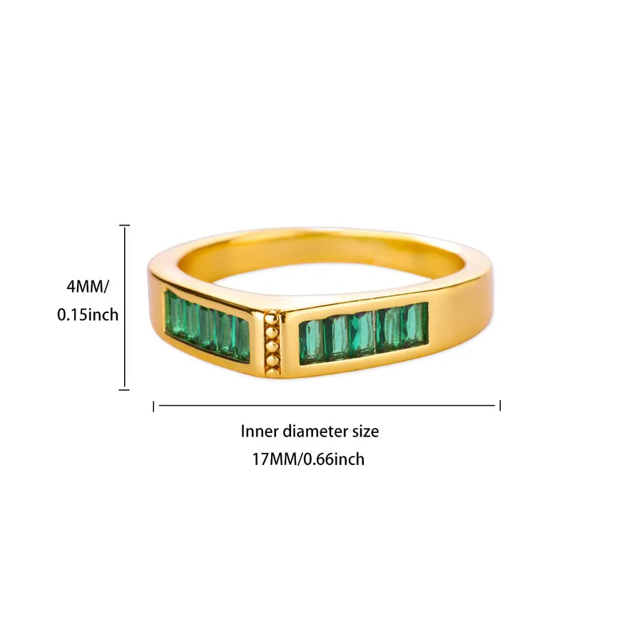 Elegant 18K Gold Zircon Fish Tail Ring Adjustable Opening JZ8062G