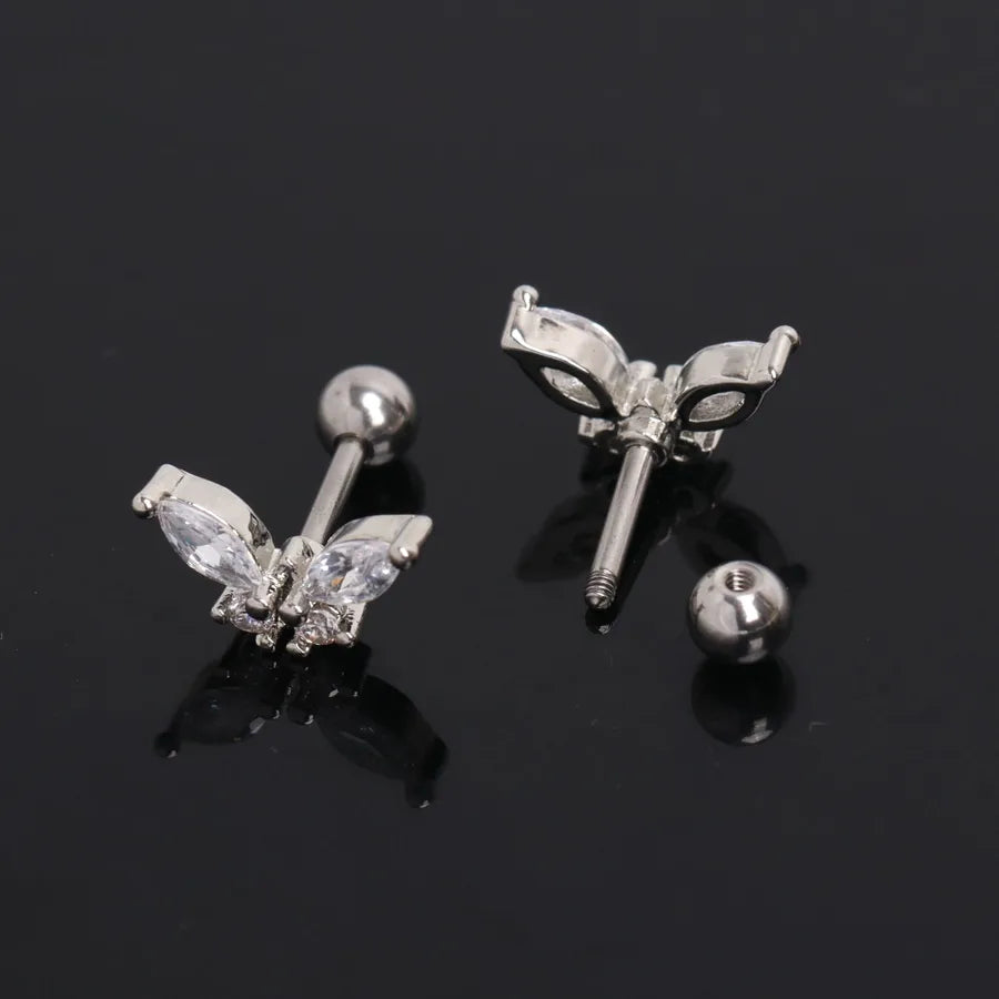 Stainless Steel Butterfly Ear Cuff