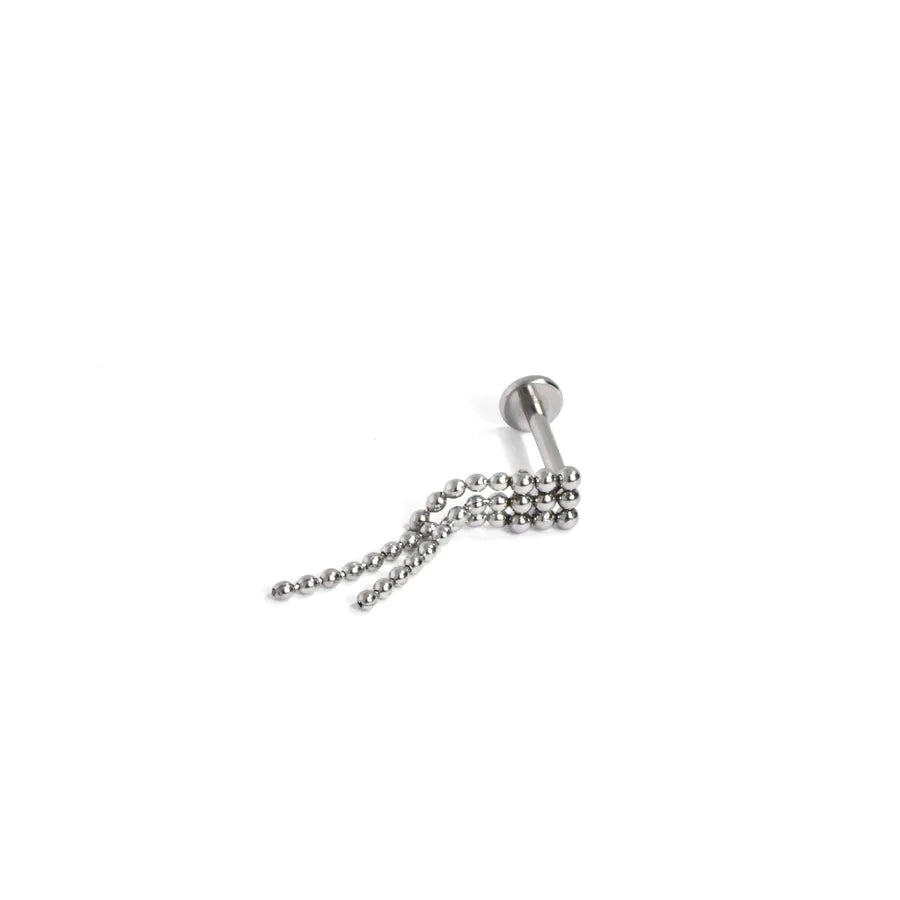 Stainless Steel Dragonfly & Palm Cartilage Earring