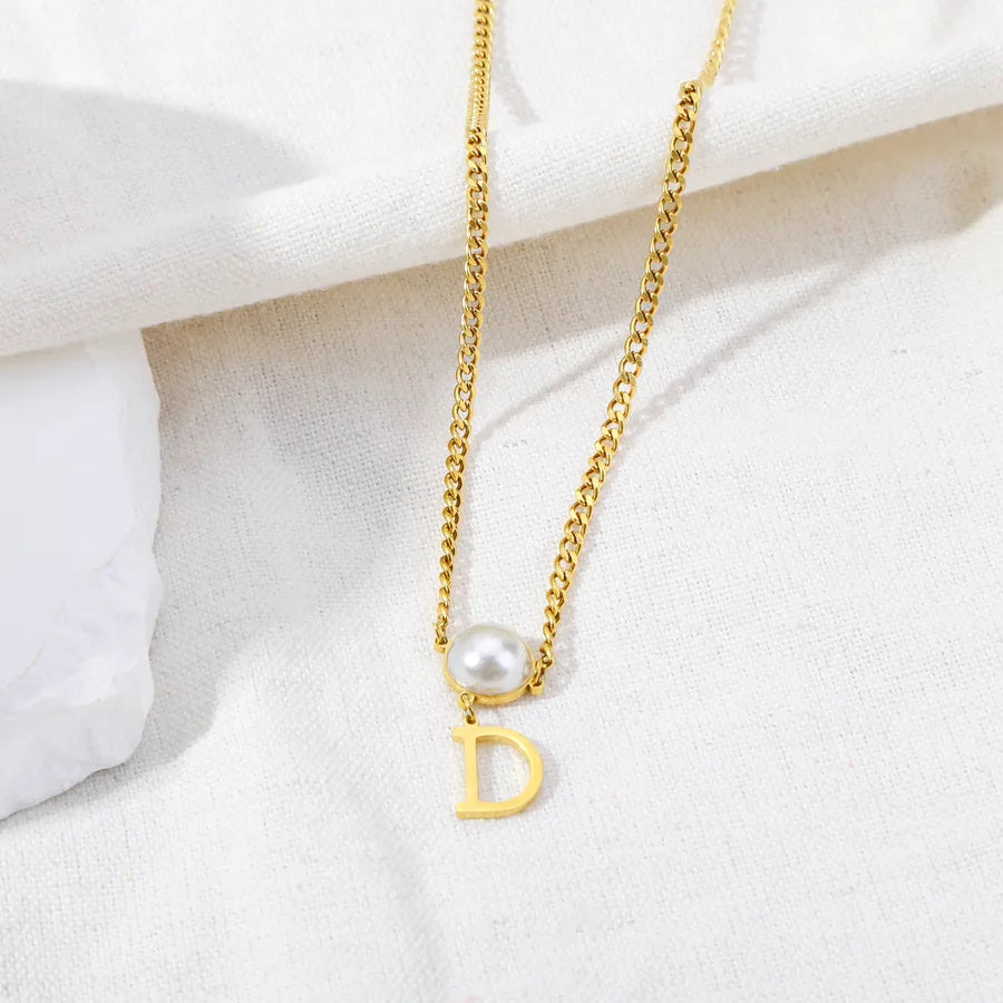 Gold Heart Stainless Steel Necklace