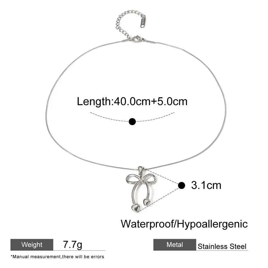 18K Plated Waterproof Geometric Pendant Necklace