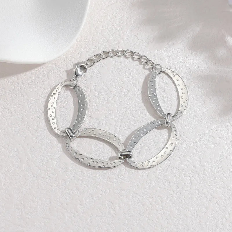 18K Gold Plated Stainless Steel Geometric Bracelet