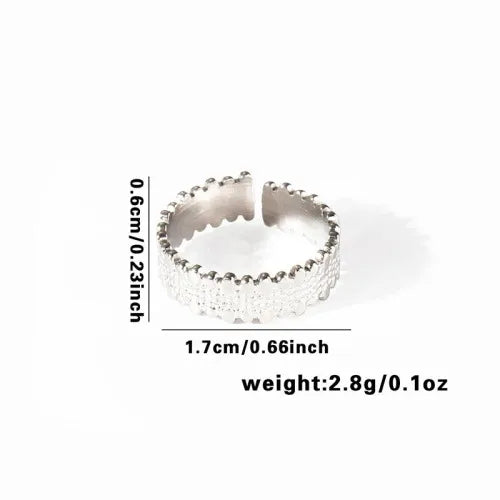 Titanium Steel Fish Tail Ring for Women