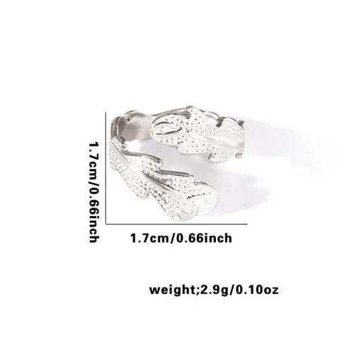 Titanium Steel Fish Tail Ring for Women