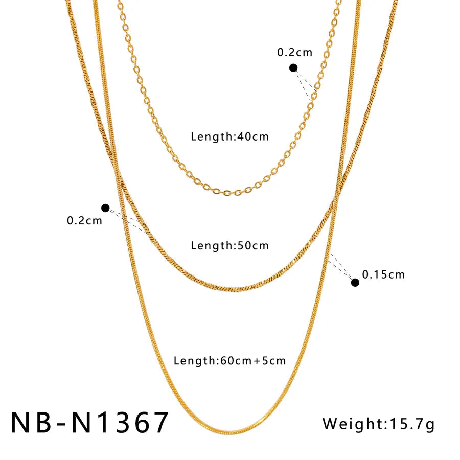 18K Gold Layered Heart & Star Necklace