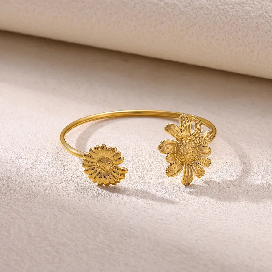 Boho Star & Flower Stainless Steel Bracelet