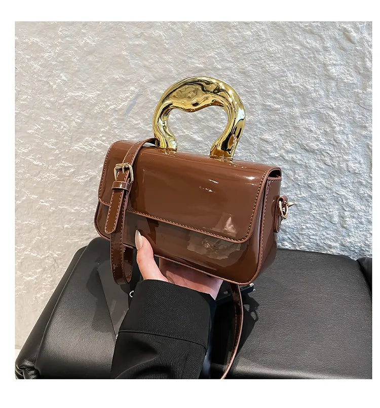 Acrylic Crossbody Phone Bag – Summer Style Brown