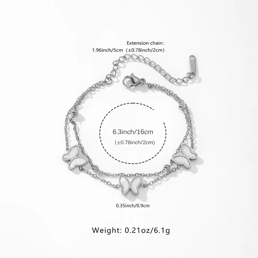 18K Gold Butterfly Pendant Necklace