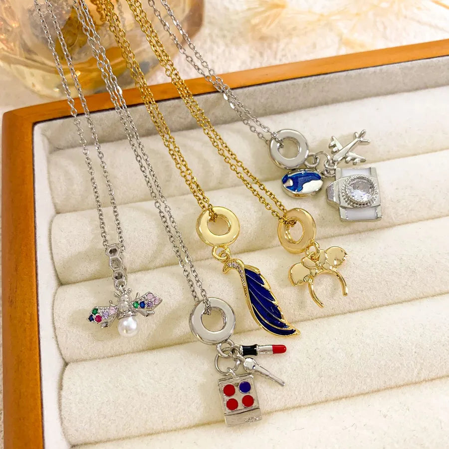 Global Travel Pendant Necklace for Women