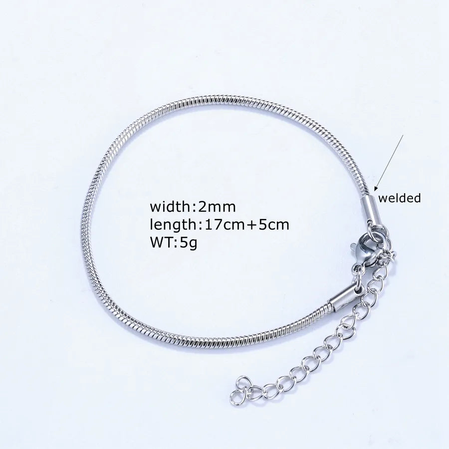 Minimalist Stainless Steel Unisex Bracelet