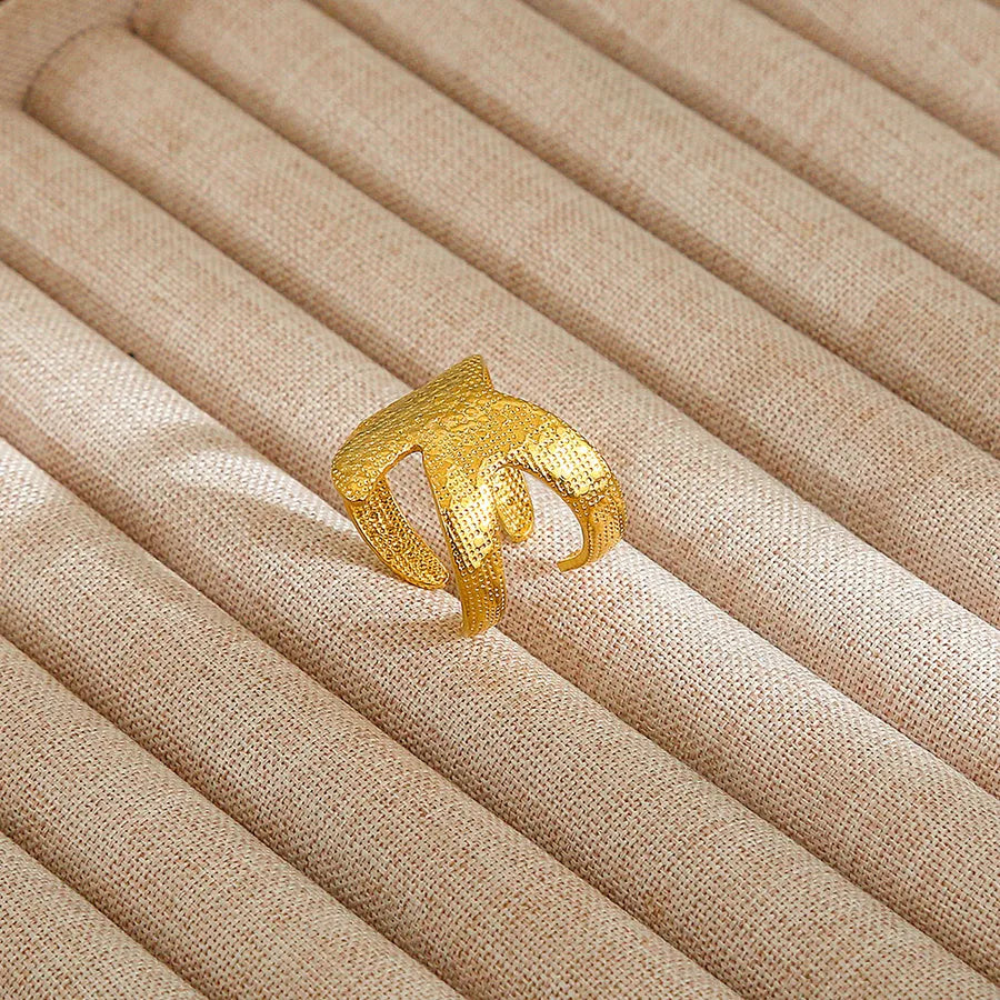 Heart Pattern Stainless Steel Ring 201