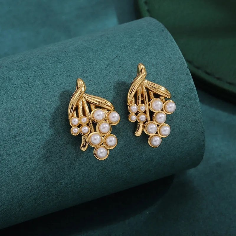 Bold Titanium Steel Large Hoop Earrings ES038