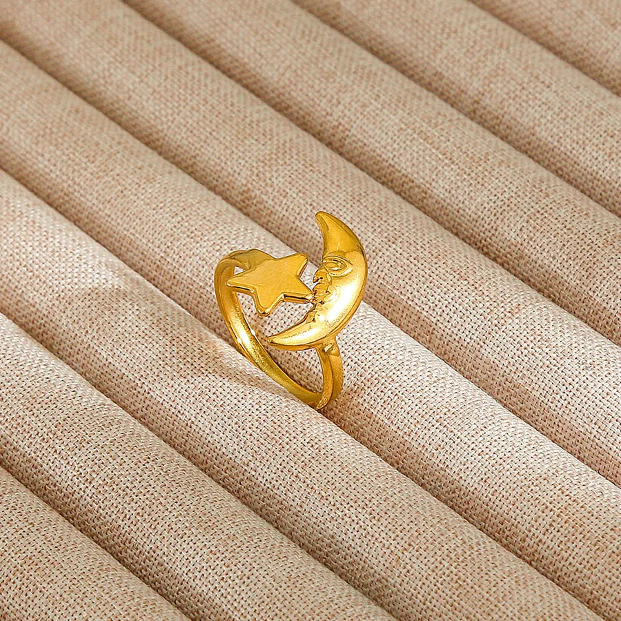 Heart Pattern Stainless Steel Ring 22