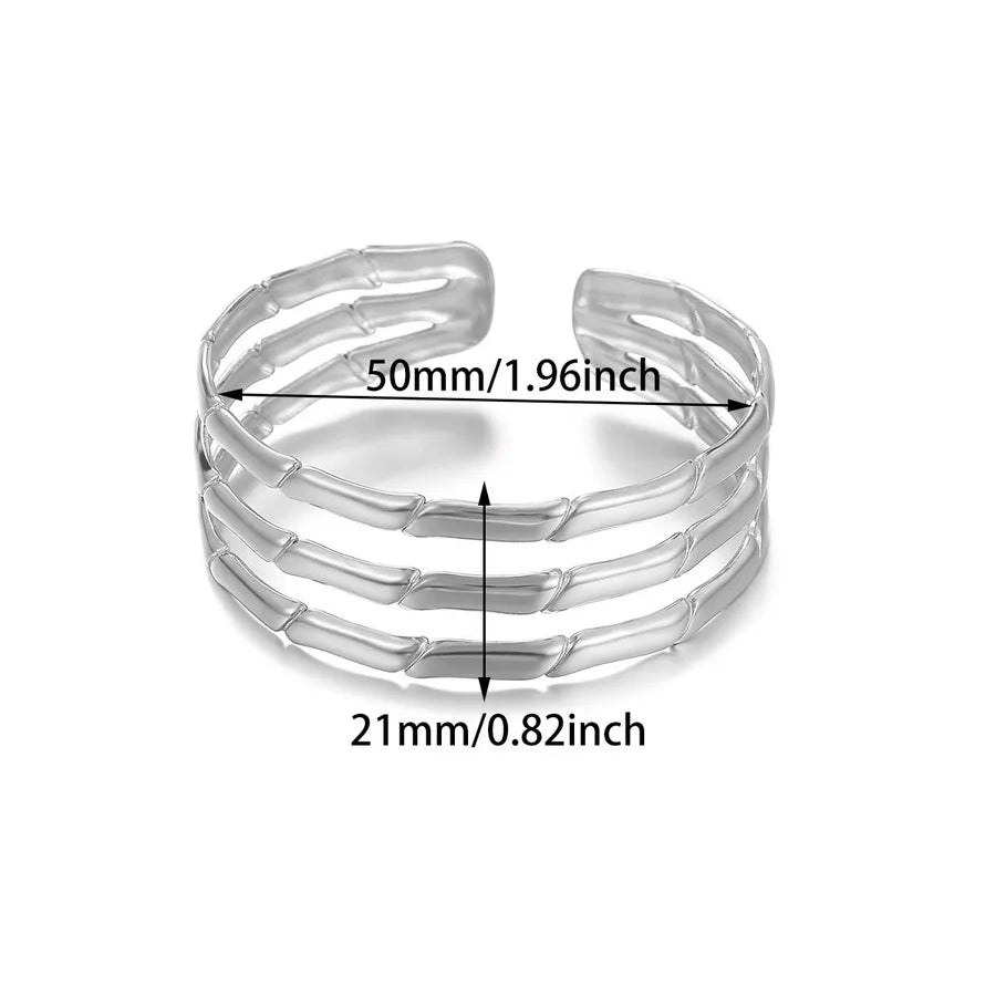 Boho Star & Flower Stainless Steel Bracelet B1957P