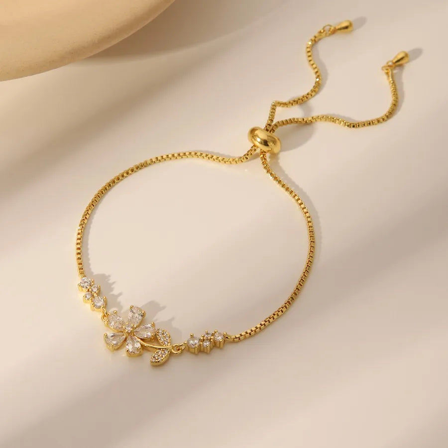 Gold Butterfly Knot Bracelet for Women