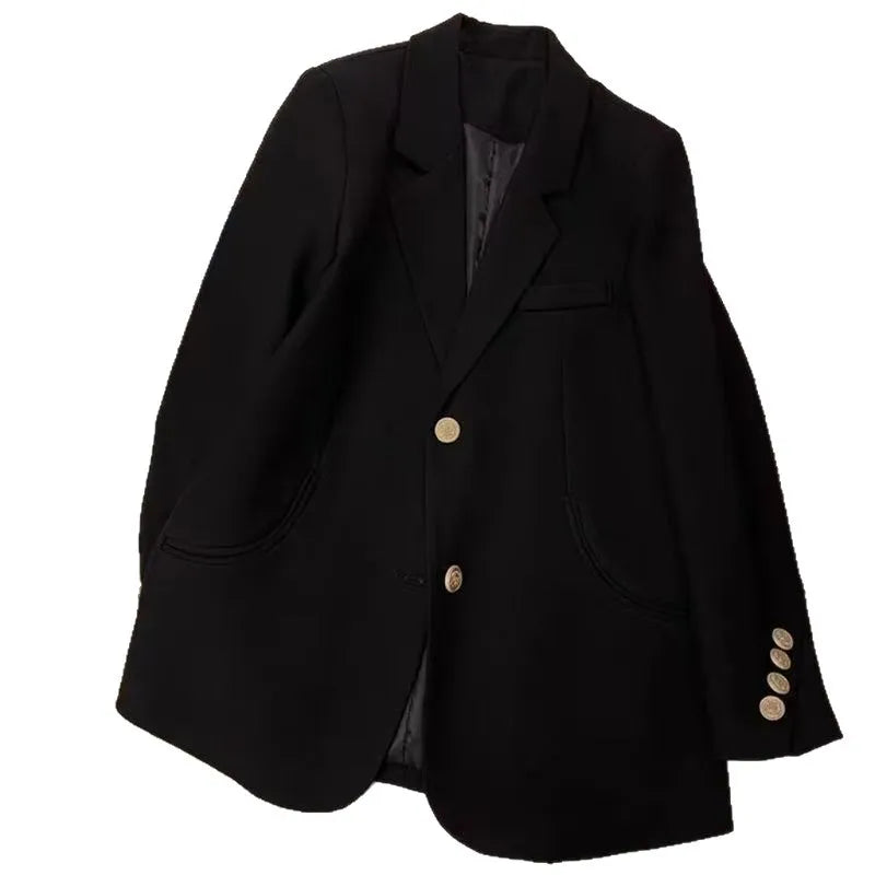 Women's Casual Contrast Collar Blazer