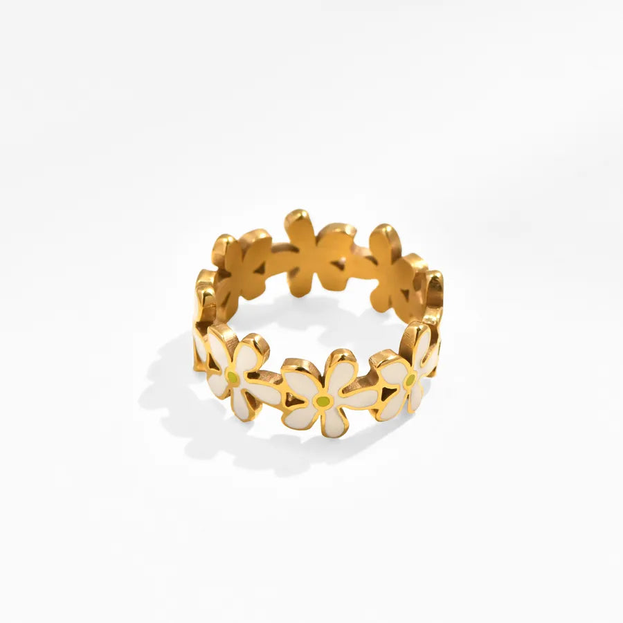 18K Gold Plated Stainless Steel Nordic Ring