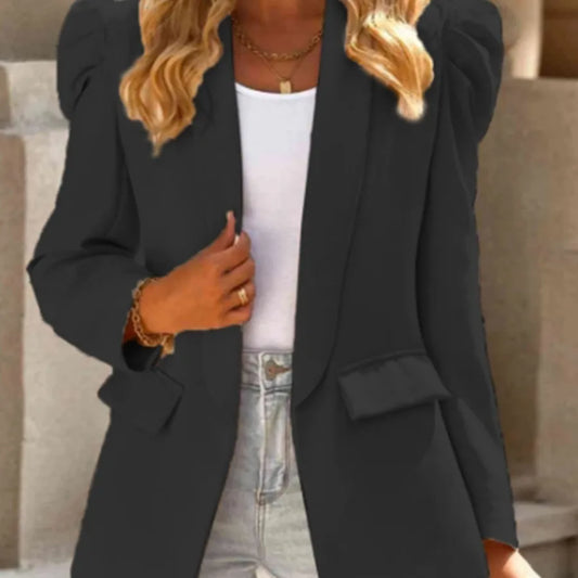 Women's Elegant Long Sleeve Blazer Jacket