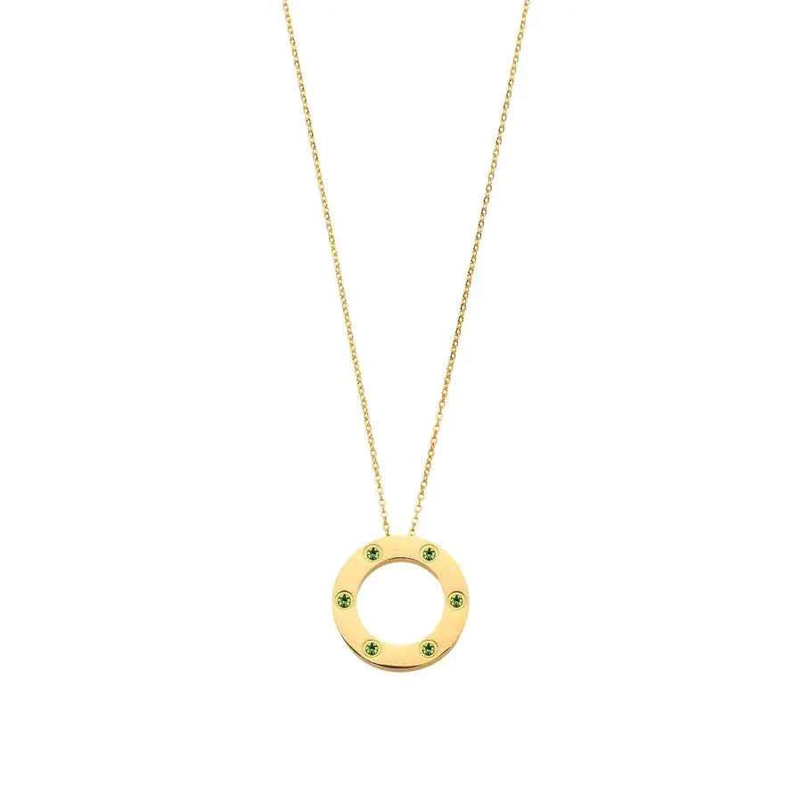 18K Gold Star Pendant Necklace for Women