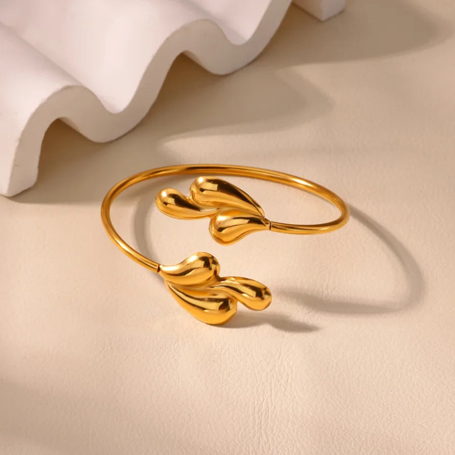 18K Gold Plated Butterfly & Starfish Bracelet