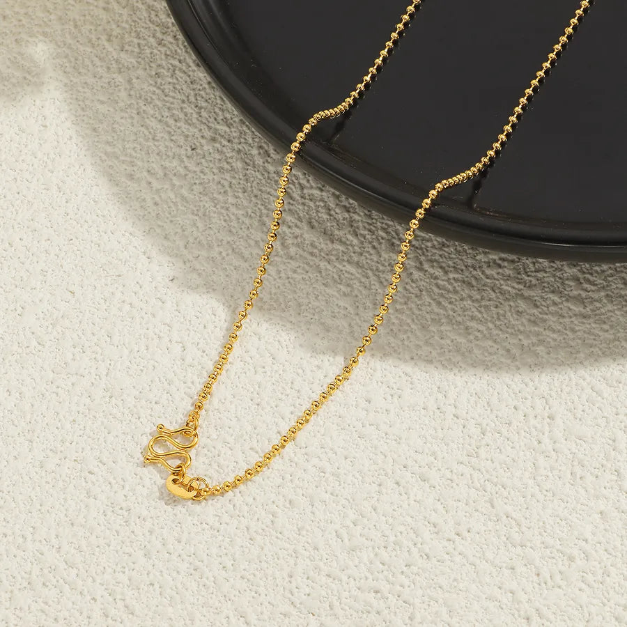 Gold Plated Stainless Steel Chain Bracelet for Women