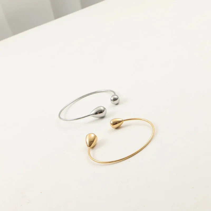 18K Gold Plated Water Drop Stainless Steel Bracelet