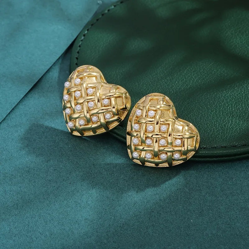 Bold Titanium Steel Large Hoop Earrings ES070