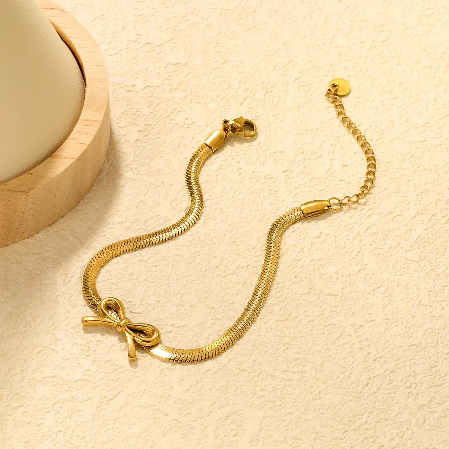 Boho Star & Bow Stainless Steel Bracelet