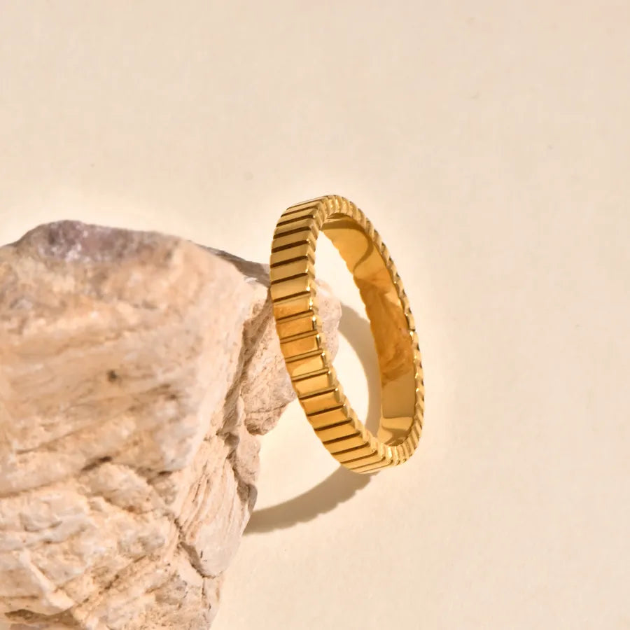 18K Gold Sun & Infinity Open Ring