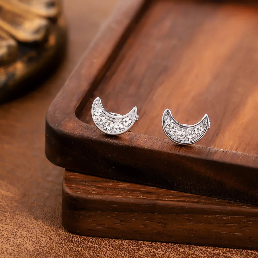 Vintage Sunflower Half Stud Earrings 12#【E1608-B】-Single Earring