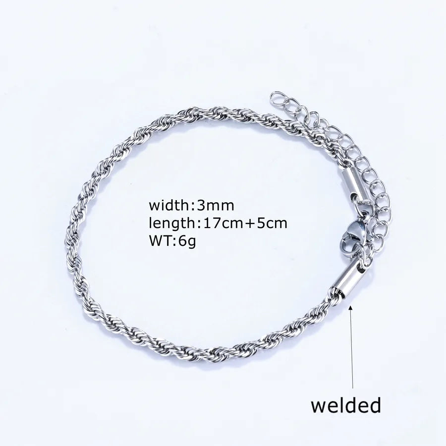 Minimalist Stainless Steel Unisex Bracelet