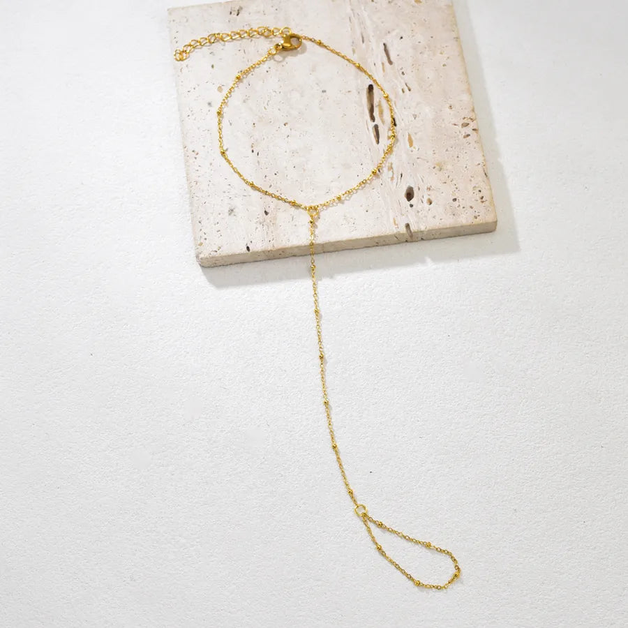 18K Gold Plated Stainless Steel Hip-Hop Bracelet