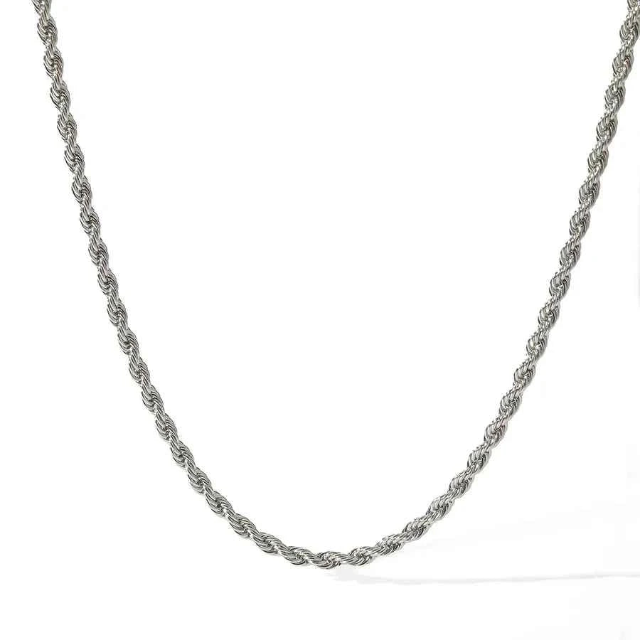 18K Gold Plated Stainless Steel Twist Necklace