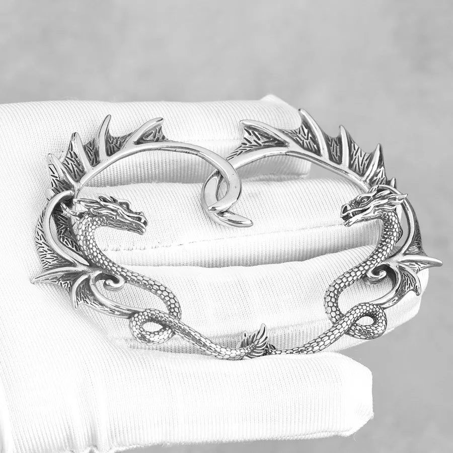 Unisex Stainless Steel Dragon Ear Cuff