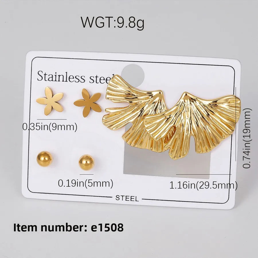 Butterfly Knot Geometric Stud Earrings E-1508