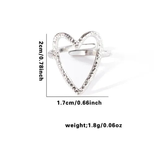 Titanium Steel Fish Tail Ring for Women