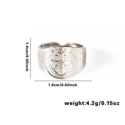 Titanium Steel Fish Tail Ring for Women