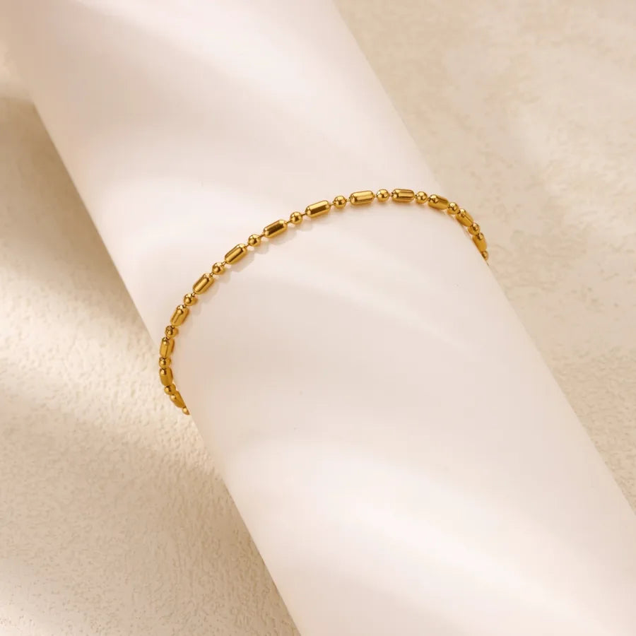 Boho Gold Cross Anklet – 18K PVD Stainless Steel