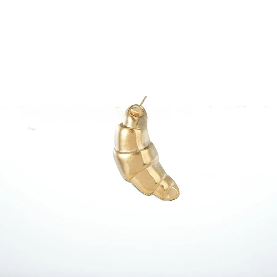 Irregular 18K Gold Plated Stainless Steel Earrings E1376-A (Gold Stud Earrings Pairs)