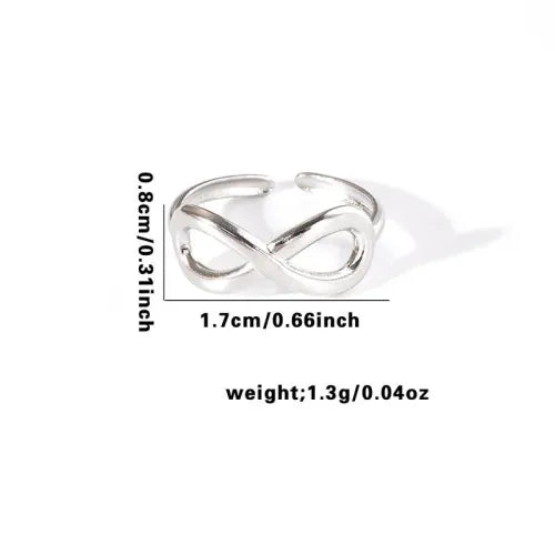 Titanium Steel Fish Tail Ring for Women