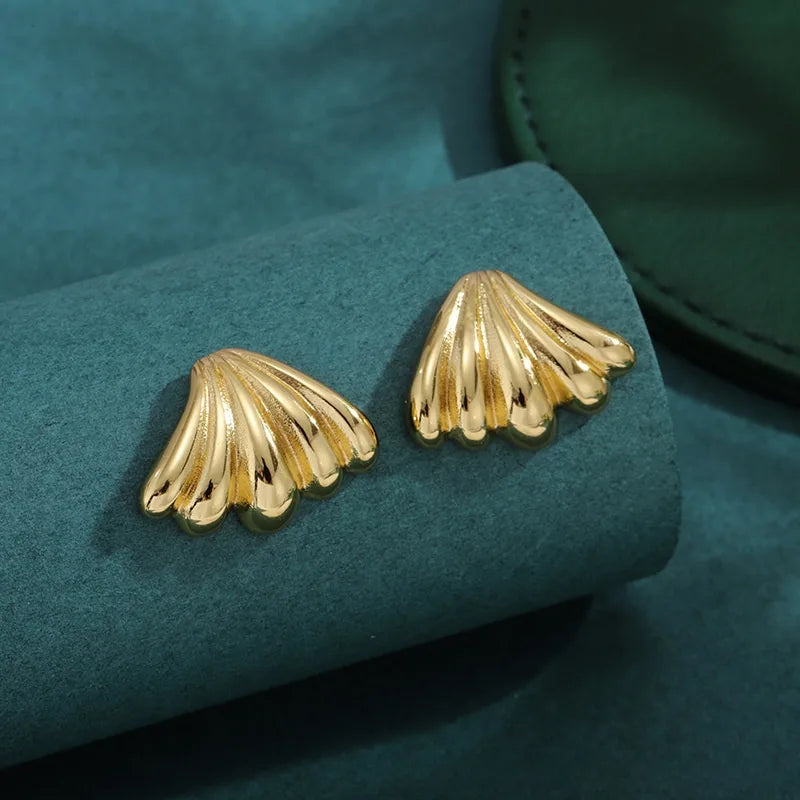 Bold Titanium Steel Large Hoop Earrings