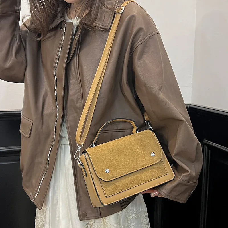 Large Square PU Leather Shoulder Bag – Smiling Maria - Smiling Maria - Everything For Women