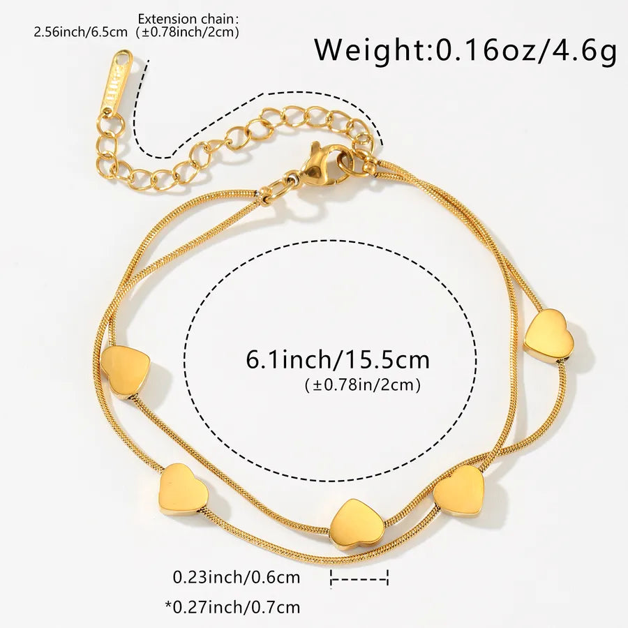 18K Gold Heart Scenery Pendant Necklace