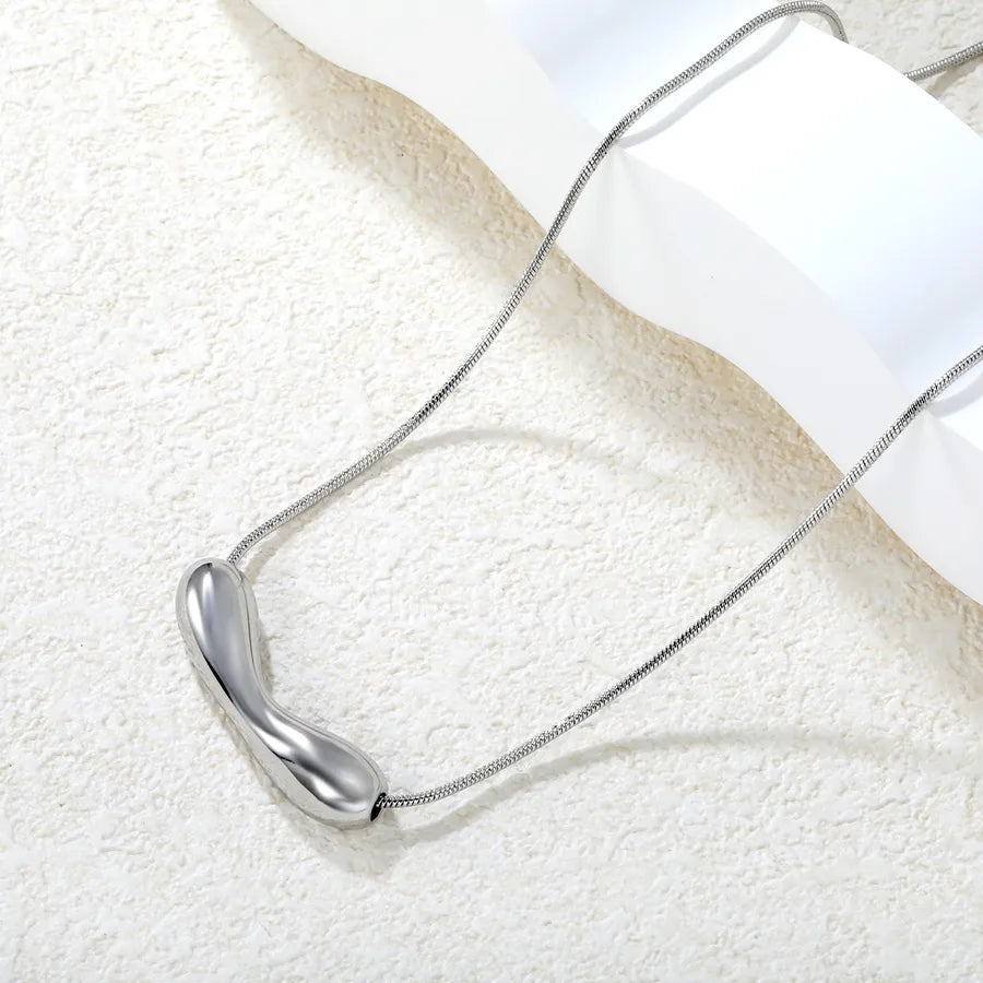 Geometric Gold Plated Stainless Steel Necklace