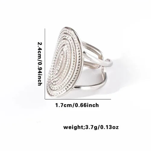 Titanium Steel Fish Tail Ring for Women