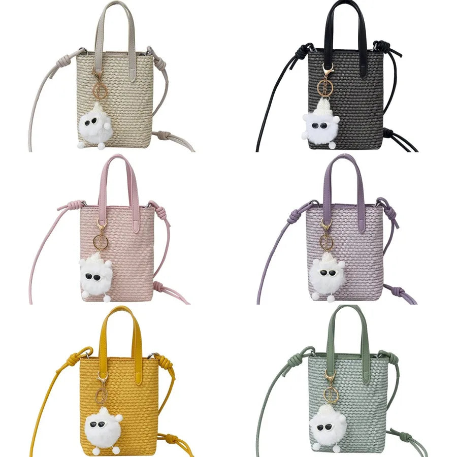 Women's Color Block PU Leather Shoulder Bag